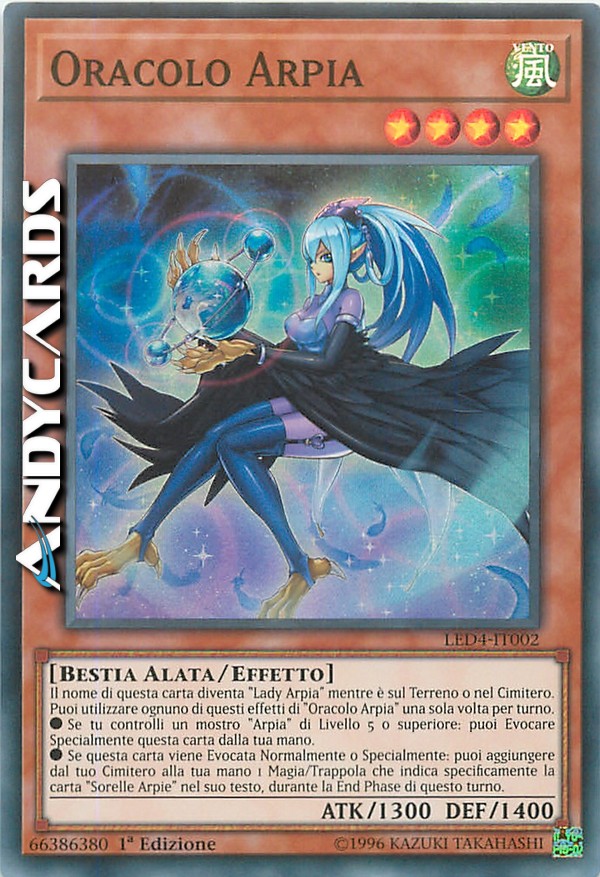 Clicca per ulteriori dettagli di - ORACOLO ARPIA - ORACOLO ARPIA