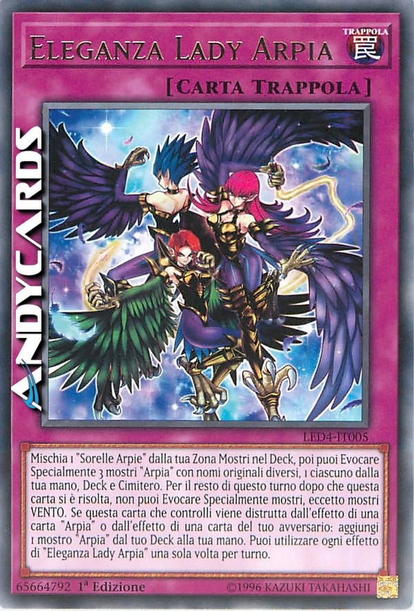 Clicca per ulteriori dettagli di - ELEGANZA LADY ARPIA - ELEGANZA LADY ARPIA