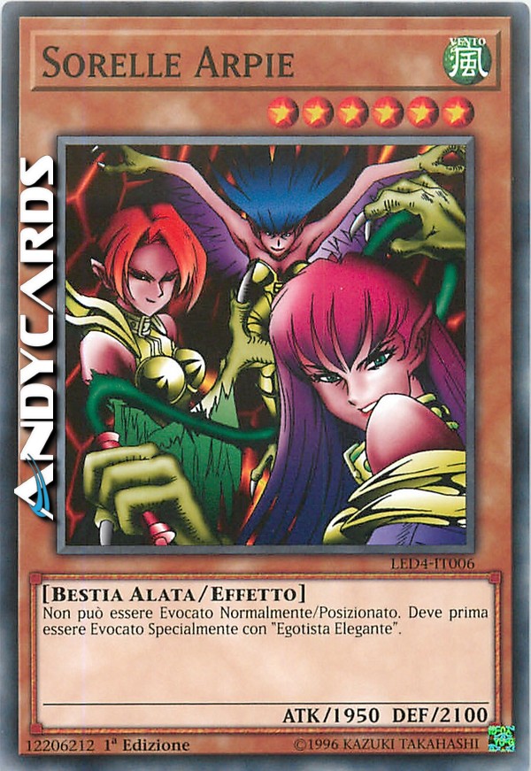 Clicca per ulteriori dettagli di - SORELLE ARPIE - SORELLE ARPIE