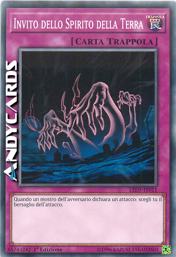 Clicca per ulteriori dettagli di - INVITO DELLO SPIRITO DELLA TERRA - INVITO DELLO SPIRITO DELLA TERRA