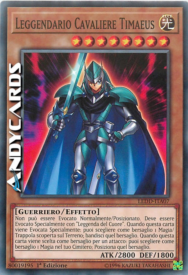 Clicca per ulteriori dettagli di - LEGGENDARIO CAVALIERE TIMAEUS - LEGGENDARIO CAVALIERE TIMAEUS