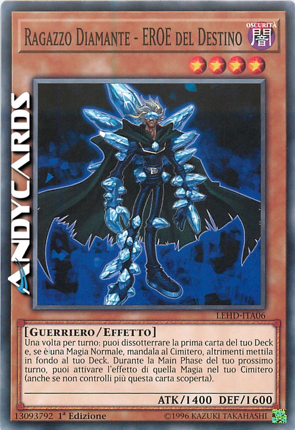 Clicca per ulteriori dettagli di - RAGAZZO DIAMANTE - EROE DEL DESTINO - RAGAZZO DIAMANTE - EROE DEL DESTINO