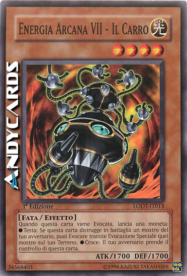 Clicca per ulteriori dettagli di - ENERGIA ARCANA VII - IL CARRO - ENERGIA ARCANA VII - IL CARRO