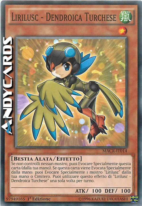Clicca per ulteriori dettagli di - LIRILUSC - DENDROICA TURCHESE - LIRILUSC - DENDROICA TURCHESE
