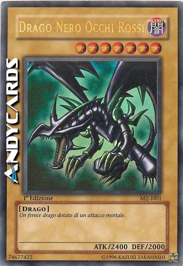 Clicca per ulteriori dettagli di - DRAGO NERO OCCHI ROSSI - DRAGO NERO OCCHI ROSSI