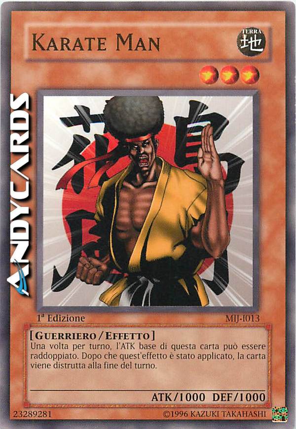 Clicca per ulteriori dettagli di - KARATE MAN - KARATE MAN