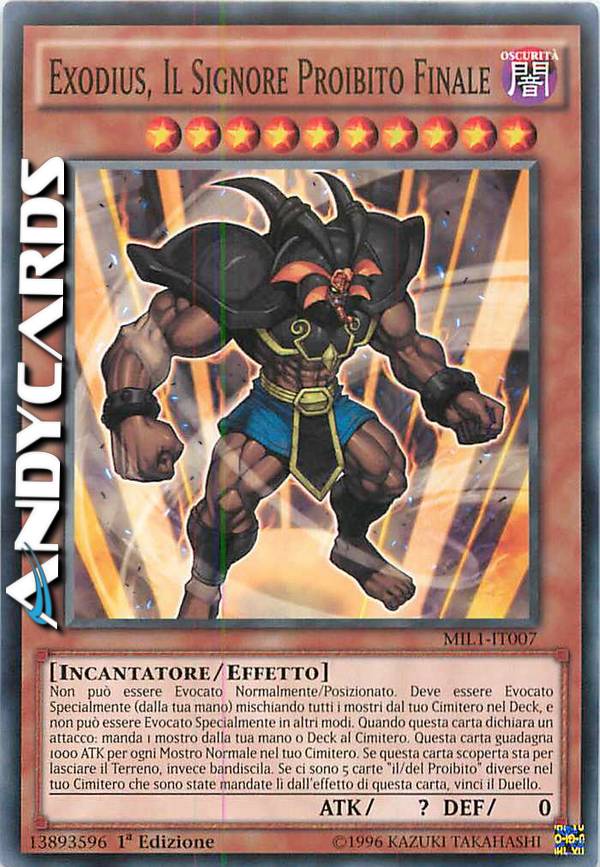 Clicca per ulteriori dettagli di - EXODIUS, IL SIGNORE PROIBITO FINALE - EXODIUS, IL SIGNORE PROIBITO FINALE