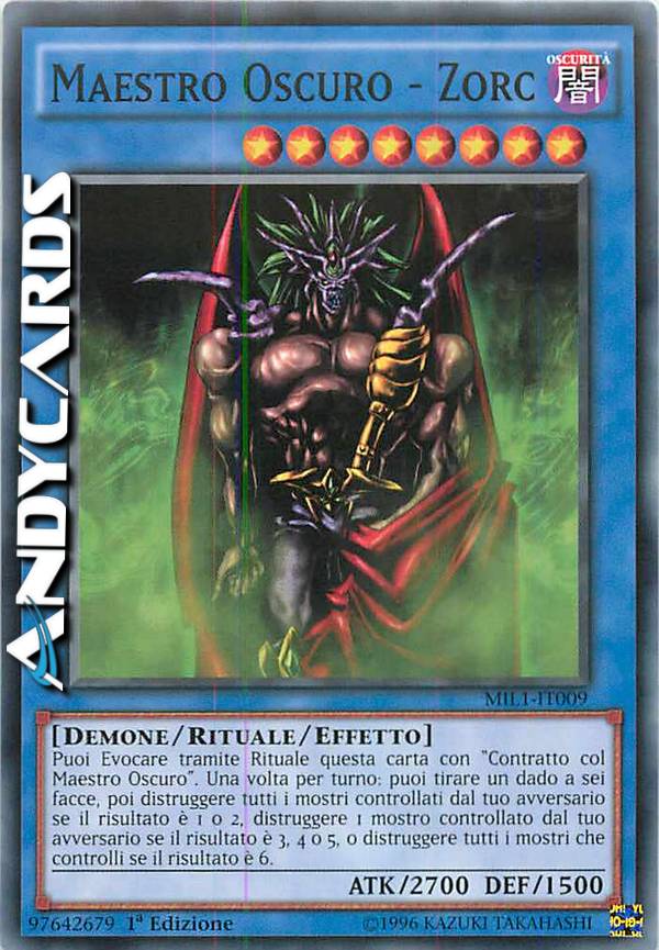 Clicca per ulteriori dettagli di - MAESTRO OSCURO - ZORC - MAESTRO OSCURO - ZORC