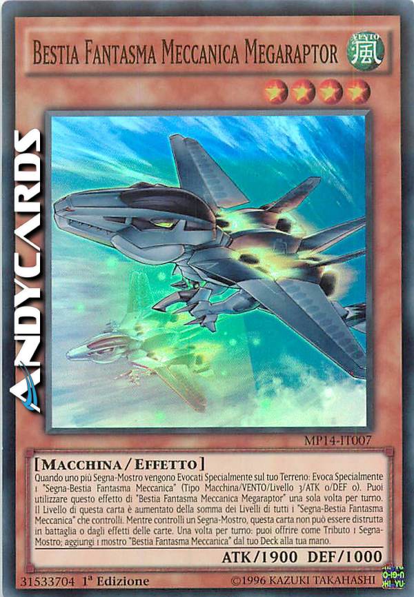 Clicca per ulteriori dettagli di - BESTIA FANTASMA MECCANICA MEGARAPTOR - BESTIA FANTASMA MECCANICA MEGARAPTOR