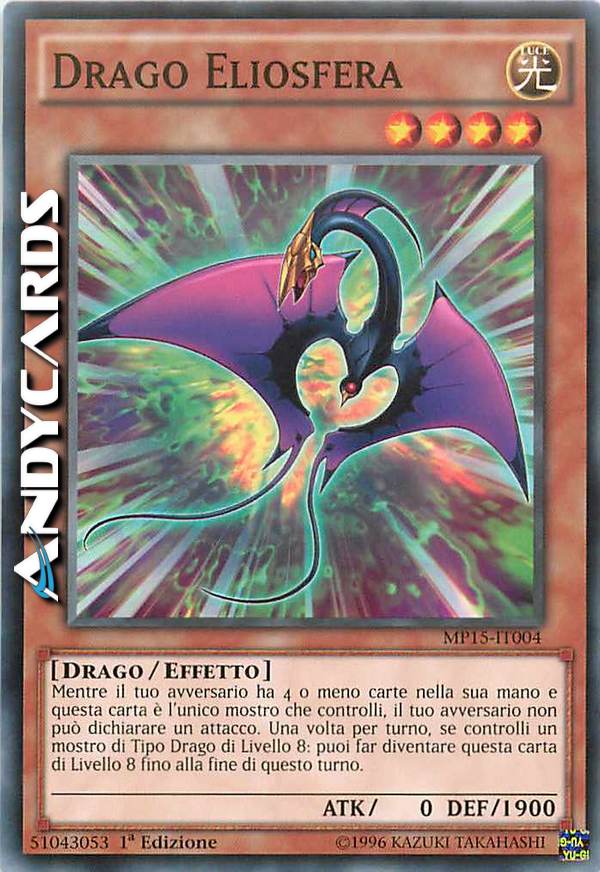 Clicca per ulteriori dettagli di - DRAGO ELIOSFERA - DRAGO ELIOSFERA