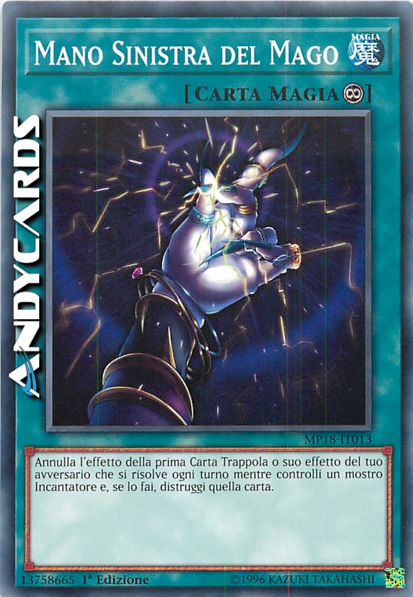 Clicca per ulteriori dettagli di - MANO SINISTRA DEL MAGO - MANO SINISTRA DEL MAGO