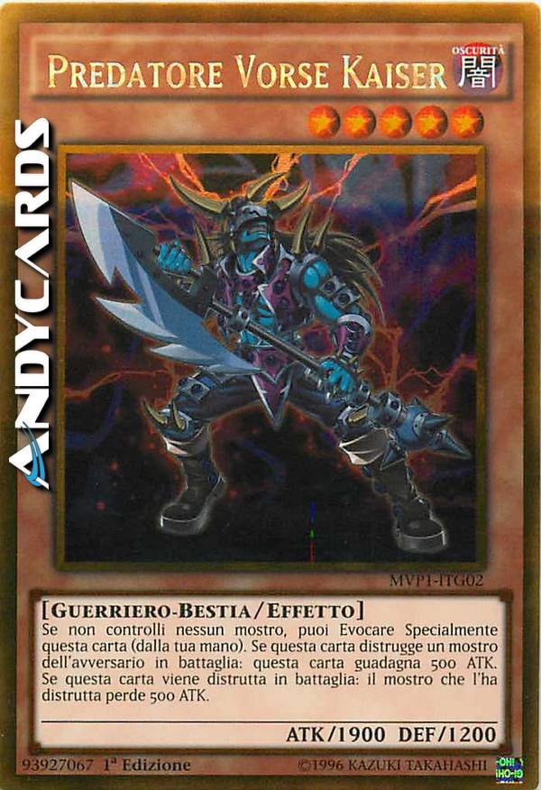 Clicca per ulteriori dettagli di - PREDATORE VORSE KAISER - PREDATORE VORSE KAISER