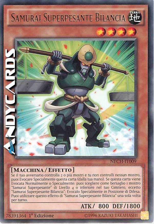 Clicca per ulteriori dettagli di - SAMURAI SUPERPESANTE BILANCIA - SAMURAI SUPERPESANTE BILANCIA