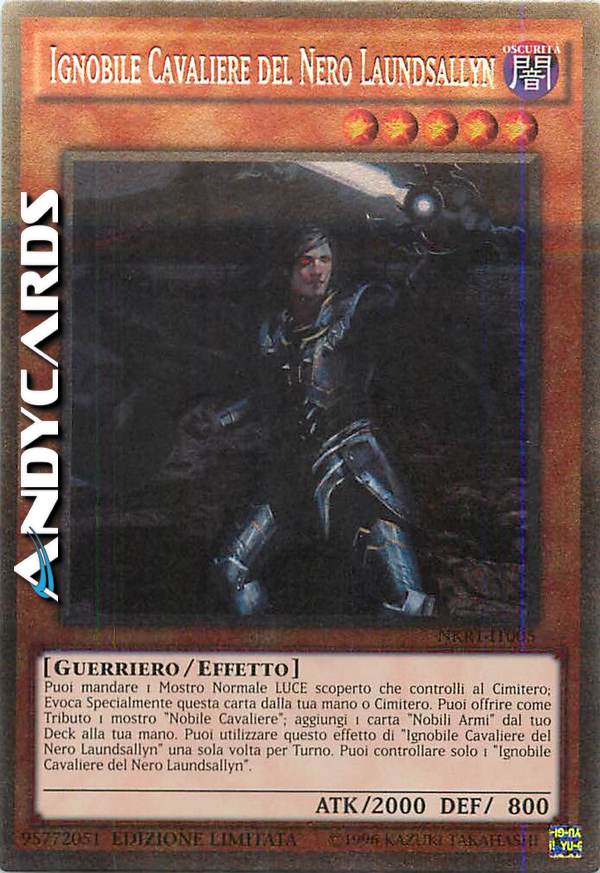 Clicca per ulteriori dettagli di - IGNOBILE CAVALIERE DEL NERO LAUNDSALLYN - IGNOBILE CAVALIERE DEL NERO LAUNDSALLYN