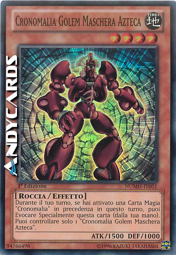 Clicca per ulteriori dettagli di - CRONOMALIA GOLEM MASCHERA AZTECA - CRONOMALIA GOLEM MASCHERA AZTECA