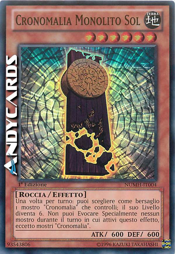 Clicca per ulteriori dettagli di - CRONOMALIA MONOLITO SOL - CRONOMALIA MONOLITO SOL