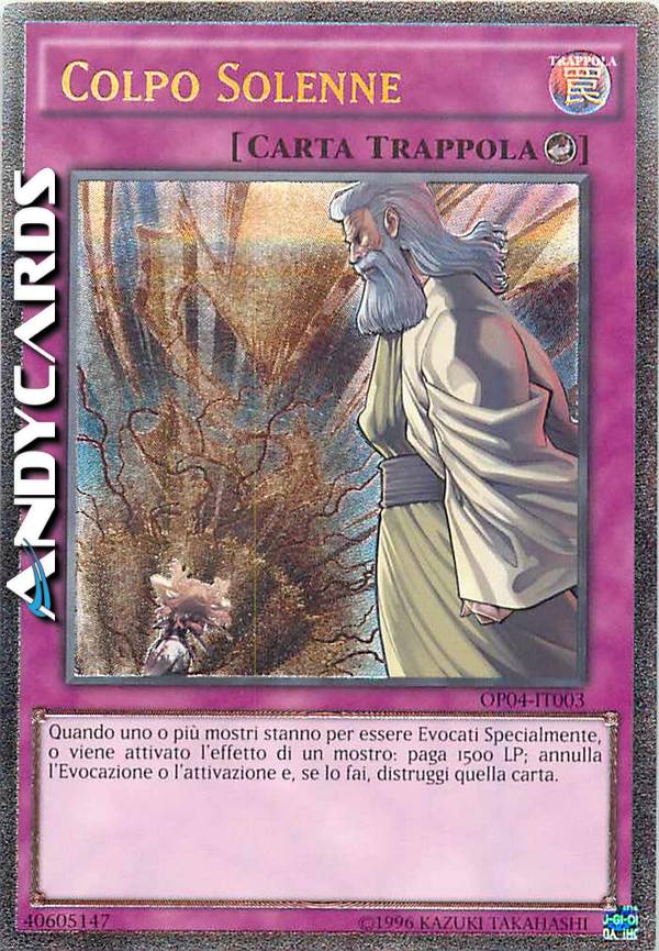 Clicca per ulteriori dettagli di - COLPO SOLENNE - COLPO SOLENNE