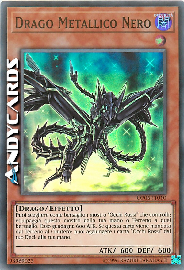 Clicca per ulteriori dettagli di - DRAGO METALLICO NERO - DRAGO METALLICO NERO