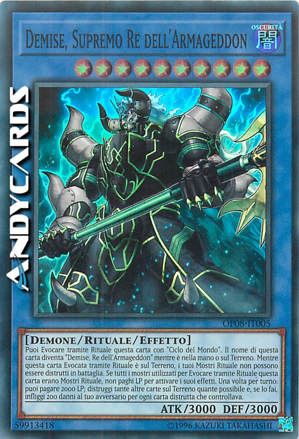 Clicca per ulteriori dettagli di - DEMISE, SUPREMO RE DELL'ARMAGEDDON - DEMISE, SUPREMO RE DELL'ARMAGEDDON