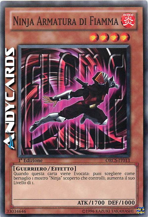 Clicca per ulteriori dettagli di - NINJA ARMATURA DI FIAMMA - NINJA ARMATURA DI FIAMMA