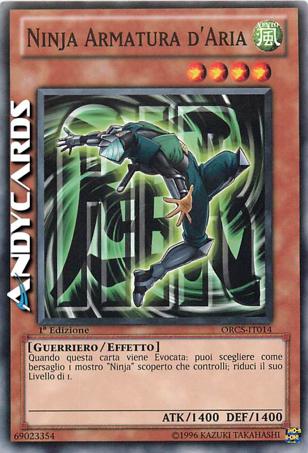 Clicca per ulteriori dettagli di - NINJA ARMATURA D'ARIA - NINJA ARMATURA D'ARIA