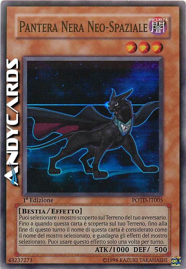 Clicca per ulteriori dettagli di - PANTERA NERA NEO-SPAZIALE - PANTERA NERA NEO-SPAZIALE