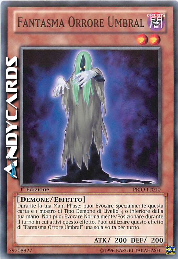 Clicca per ulteriori dettagli di - FANTASMA ORRORE UMBRAL - FANTASMA ORRORE UMBRAL