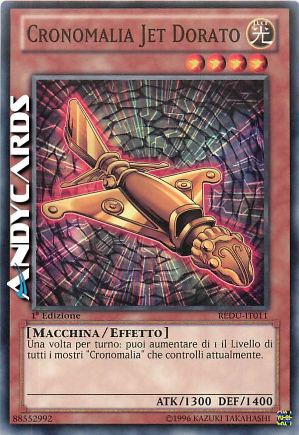 Clicca per ulteriori dettagli di - CRONOMALIA JET DORATO - CRONOMALIA JET DORATO