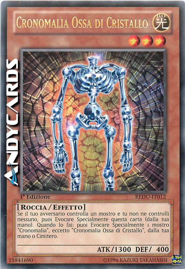 Clicca per ulteriori dettagli di - CRONOMALIA OSSA DI CRISTALLO - CRONOMALIA OSSA DI CRISTALLO