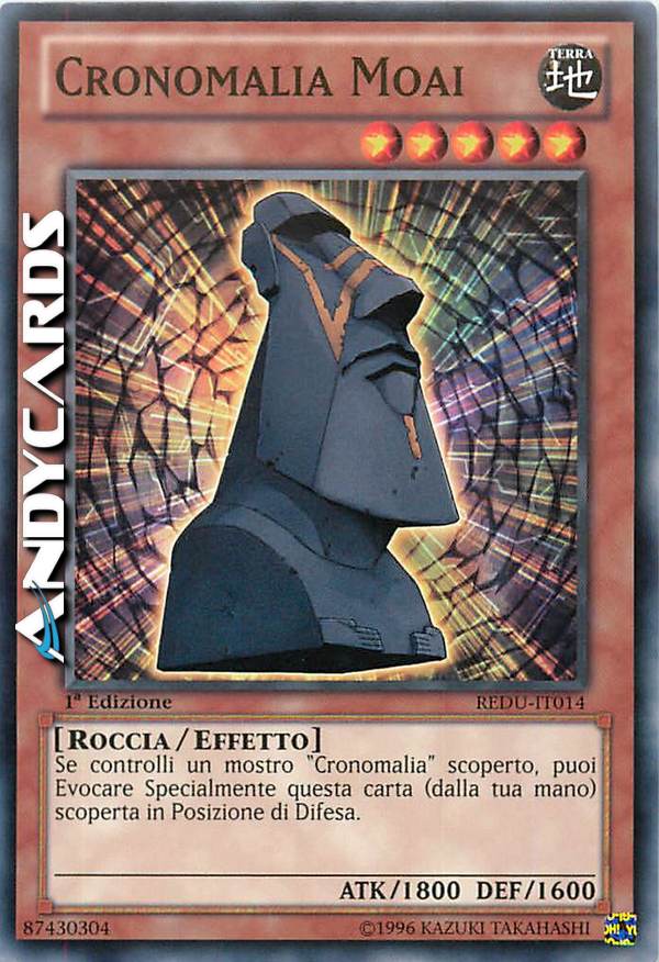 Clicca per ulteriori dettagli di - CRONOMALIA MOAI - CRONOMALIA MOAI
