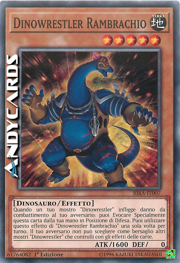 Clicca per ulteriori dettagli di - DINOWRESTLER RAMBRACHIO - DINOWRESTLER RAMBRACHIO