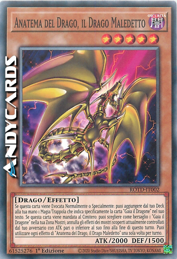 Clicca per ulteriori dettagli di - ANATEMA DEL DRAGO, IL DRAGO MALEDETTO - ANATEMA DEL DRAGO, IL DRAGO MALEDETTO