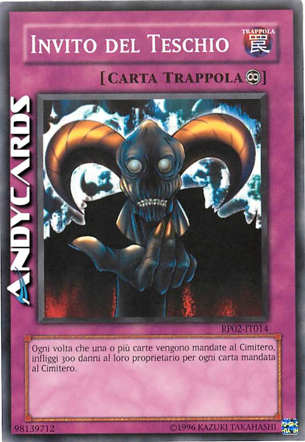 Clicca per ulteriori dettagli di - INVITO DEL TESCHIO - INVITO DEL TESCHIO