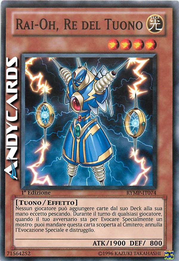 Clicca per ulteriori dettagli di - RAI-OH, RE DEL TUONO - RAI-OH, RE DEL TUONO