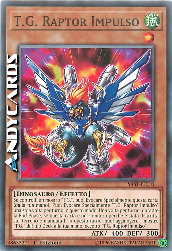 Clicca per ulteriori dettagli di - T.G. RAPTOR IMPULSO - T.G. RAPTOR IMPULSO