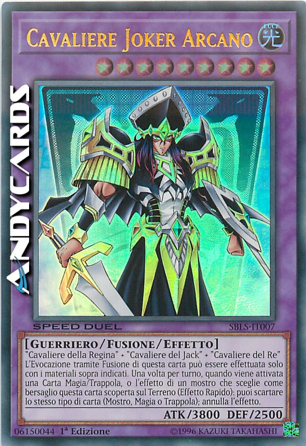 Clicca per ulteriori dettagli di - CAVALIERE JOKER ARCANO - CAVALIERE JOKER ARCANO