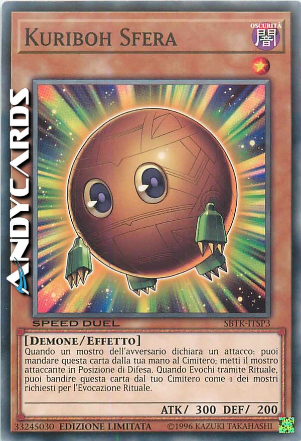 Clicca per ulteriori dettagli di - KURIBOH SFERA - KURIBOH SFERA