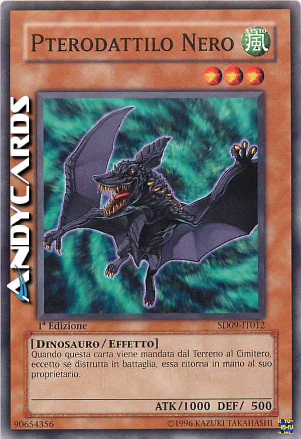 Clicca per ulteriori dettagli di - PTERODATTILO NERO - PTERODATTILO NERO