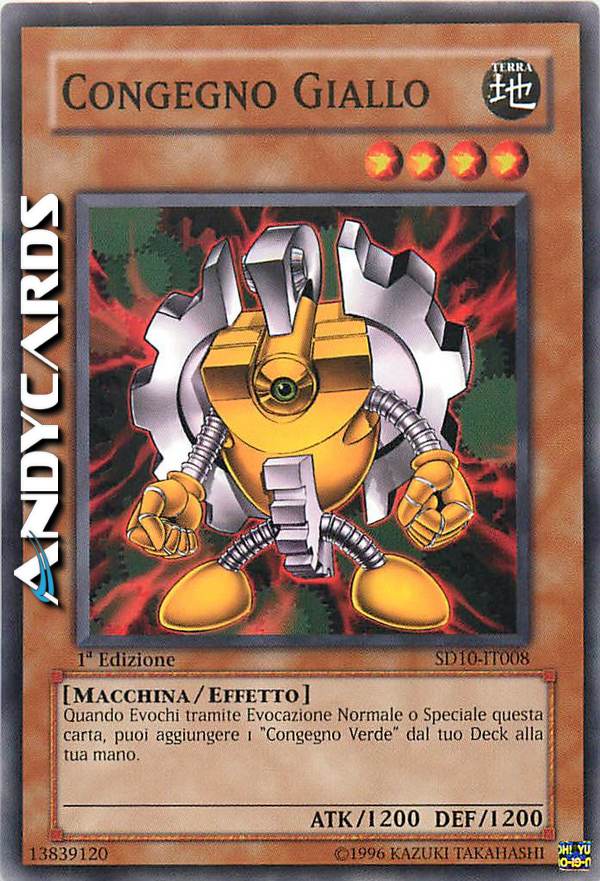 Clicca per ulteriori dettagli di - CONGEGNO GIALLO - CONGEGNO GIALLO