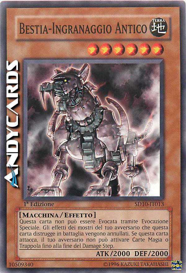 Clicca per ulteriori dettagli di - BESTIA-INGRANAGGIO ANTICO - BESTIA-INGRANAGGIO ANTICO