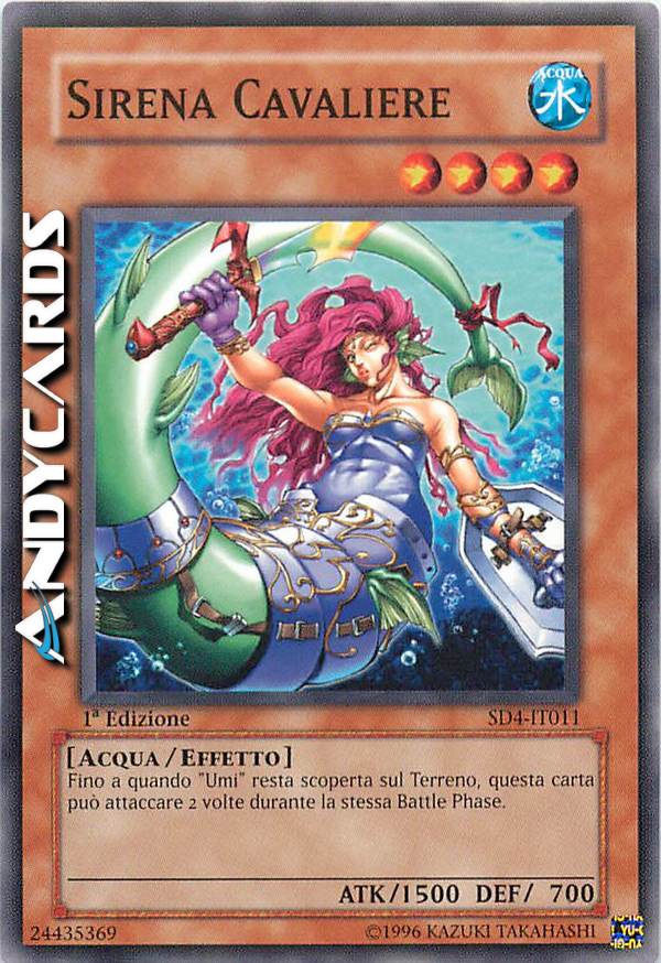 Clicca per ulteriori dettagli di - SIRENA CAVALIERE - SIRENA CAVALIERE