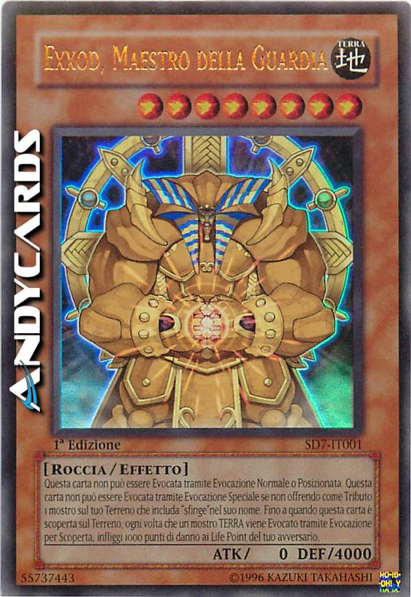 Clicca per ulteriori dettagli di - EXXOD, MAESTRO DELLA GUARDIA - EXXOD, MAESTRO DELLA GUARDIA