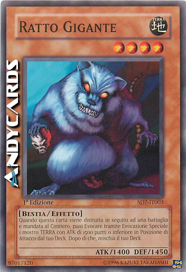 Clicca per ulteriori dettagli di - RATTO GIGANTE - RATTO GIGANTE