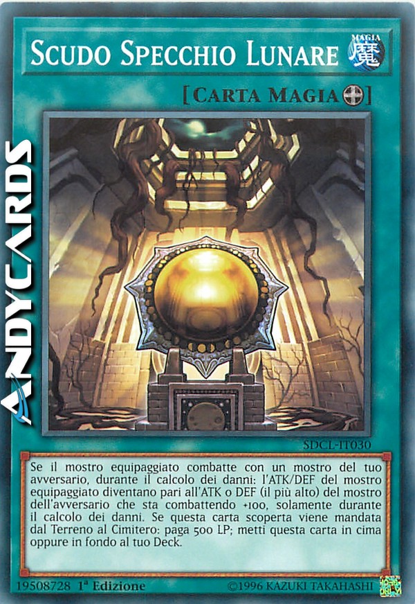 SCUDO SPECCHIO LUNARE (Moon Mirror Shield) • Comune • SDCL IT030 • 1Ed •  Yugioh!