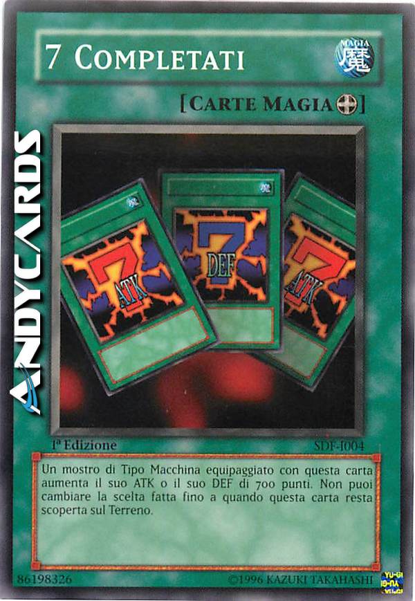 Clicca per ulteriori dettagli di - 7 COMPLETATI - 7 COMPLETATI
