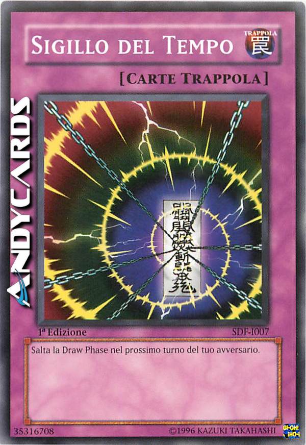 Clicca per ulteriori dettagli di - SIGILLO DEL TEMPO - SIGILLO DEL TEMPO