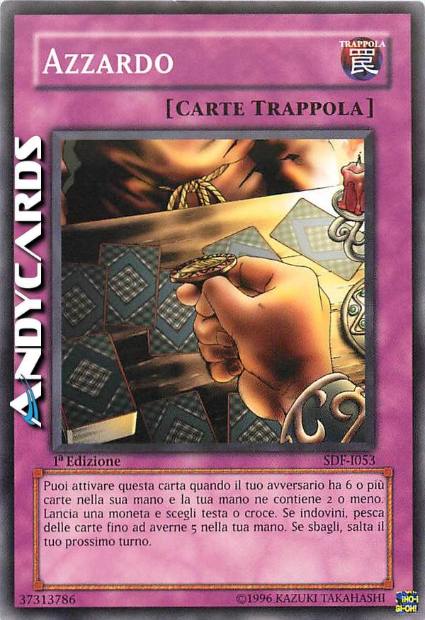Clicca per ulteriori dettagli di - AZZARDO - AZZARDO