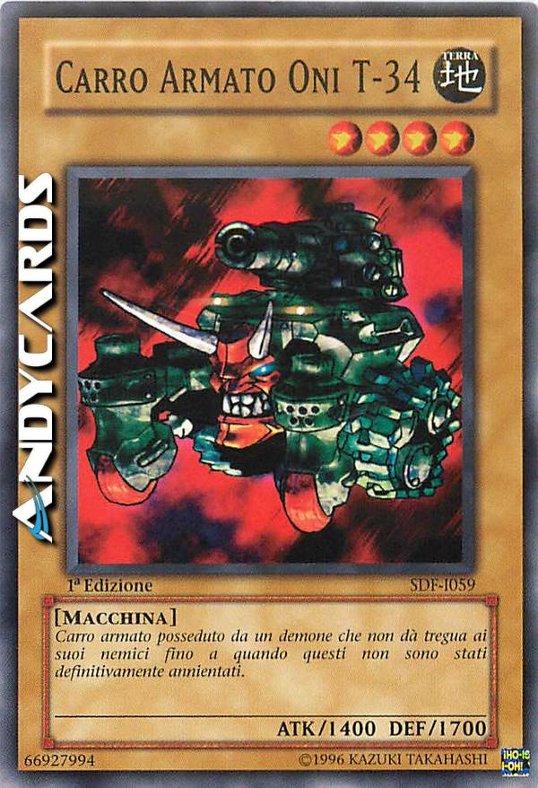 Clicca per ulteriori dettagli di - CARRO ARMATO ONI T-34 - CARRO ARMATO ONI T-34