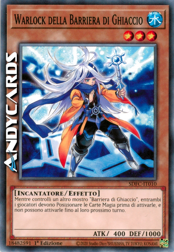 Clicca per ulteriori dettagli di - WARLOCK DELLA BARRIERA DI GHIACCIO - WARLOCK DELLA BARRIERA DI GHIACCIO