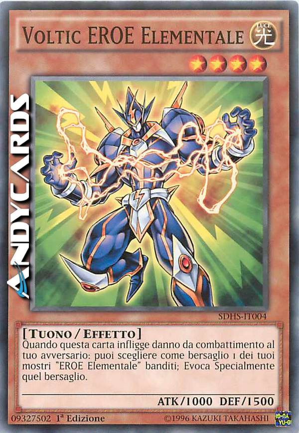 Clicca per ulteriori dettagli di - VOLTIC EROE ELEMENTALE - VOLTIC EROE ELEMENTALE